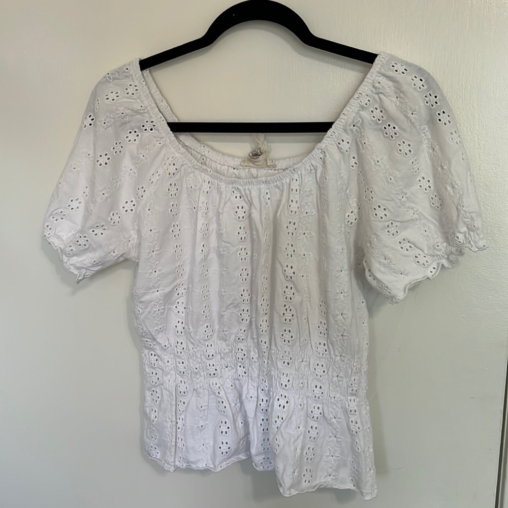 Off shoulder White blouse